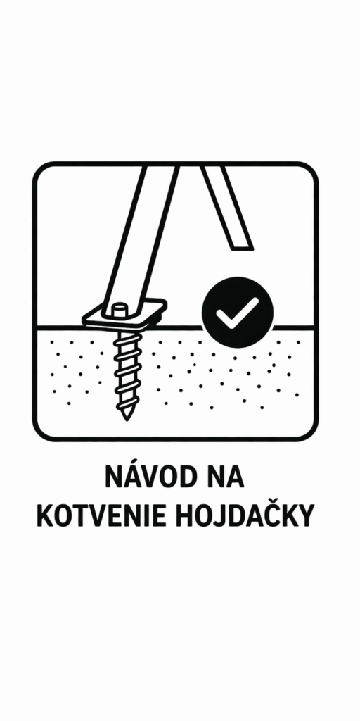 Návod na kotvenie hojdačky